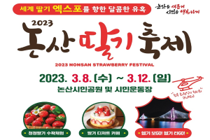 2023 논산딸기축제, 볼거리, 즐길 거리 뭐가 있을까?