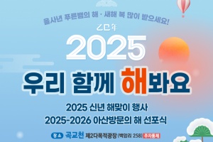 아산시, 통합 아산시 출범 30주년, 2025년 아산시 해맞이 행사 